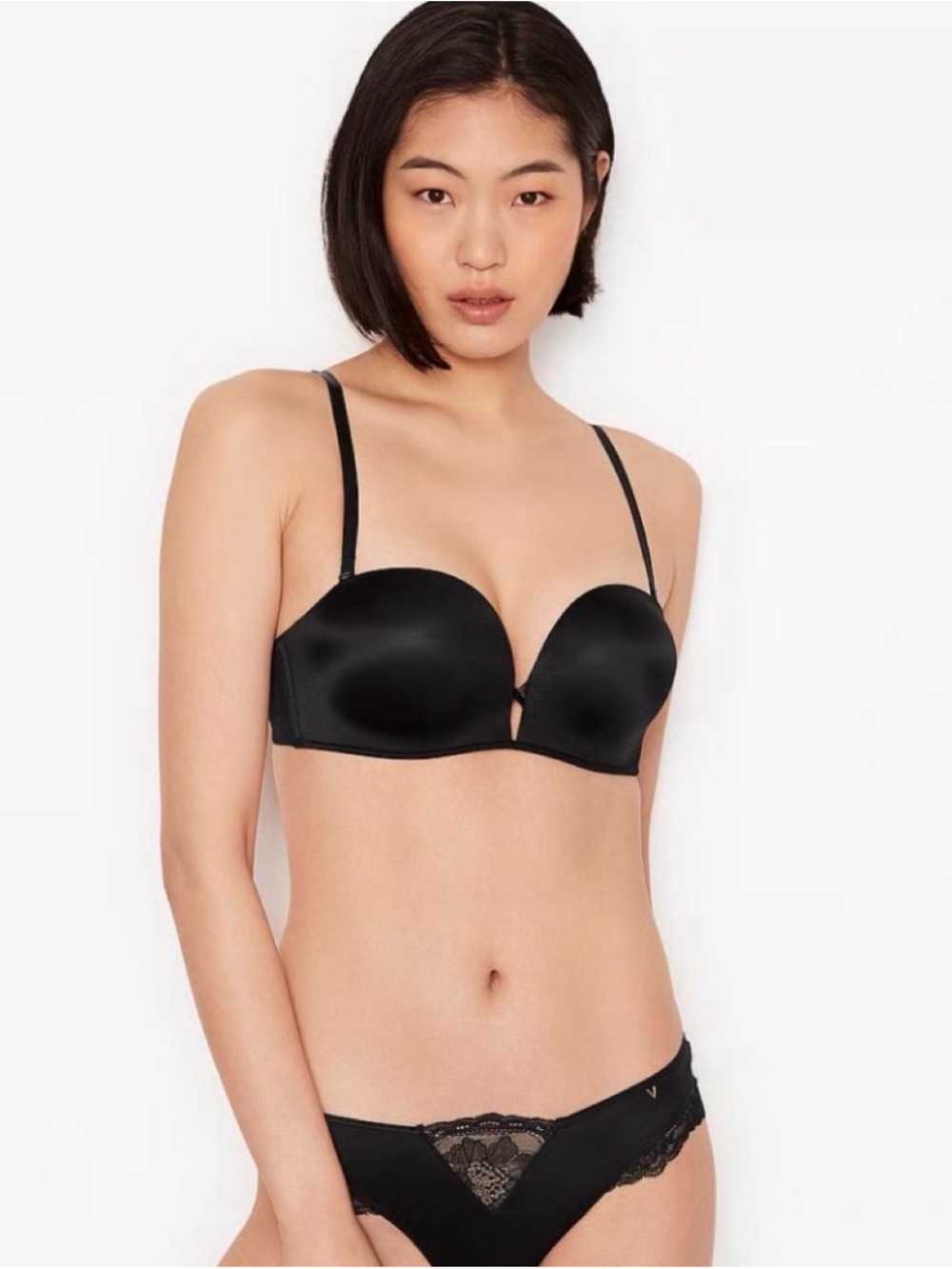 Victoria Secret Bombshell Black multiway multioption bra size 34D NWOT